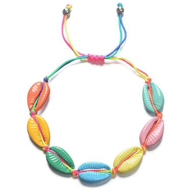 SUMMER BRIGHT & COLORFUL Cowry Shell Style BOHO Rope Bracelets